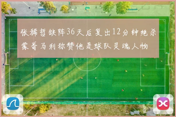 张稀哲缺阵36天后复出12分钟绝杀蒙哥马利称赞他是球队灵魂人物